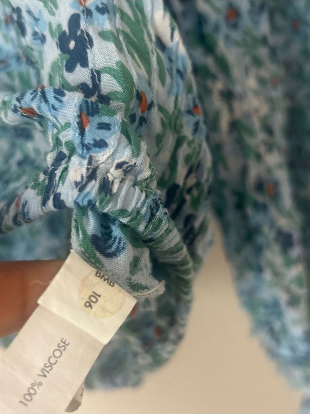 Poupette St. Barth Paloma Blouse in Blue - Picture 5 of 6